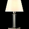 Настольная лампа Crystal Lux NICOLAS LG1 NICKEL/WHITE