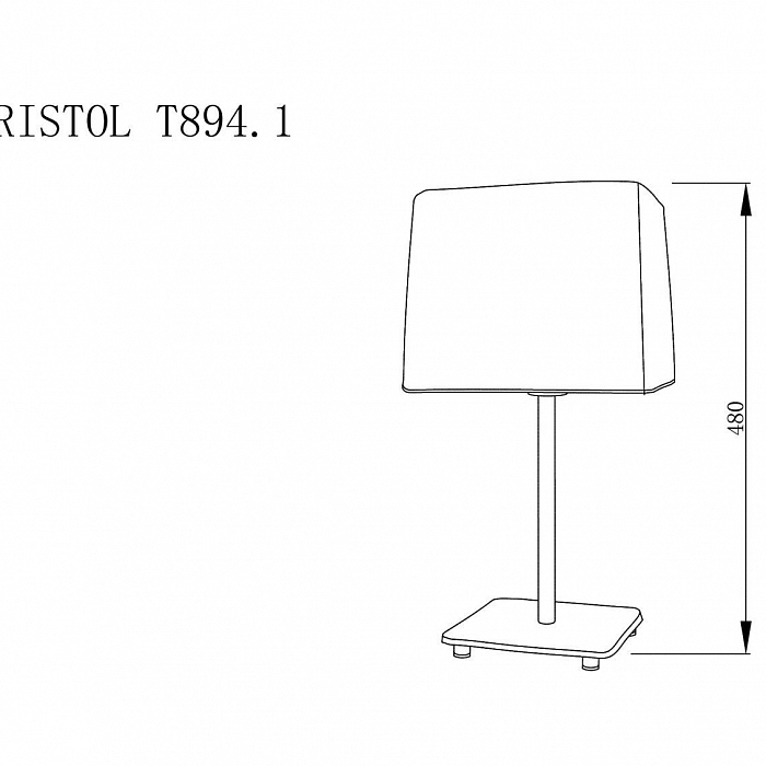 Настольная лампа Lucia Tucci BRISTOL T894.1
